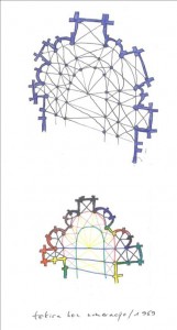 Slika 12/ Radovan Tajder, crtež prema  V.  D'Honnecourtu