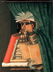 Slika 17/ Giuseppe Arcimboldo, Knjižničar, 1566.